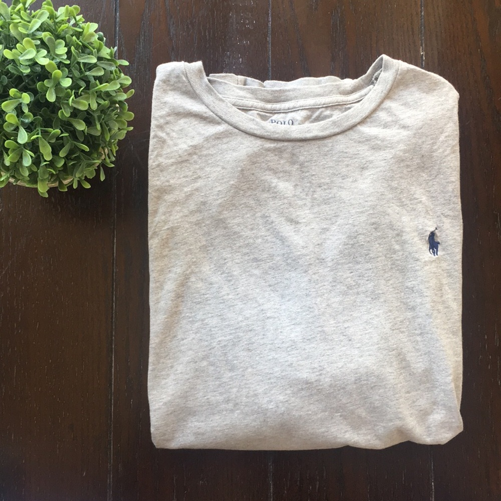 POLO Ralph Lauren gray long sleeve tee
